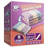 VacBest Vacuum Storage Space Saver Bags (8 Jumbo)