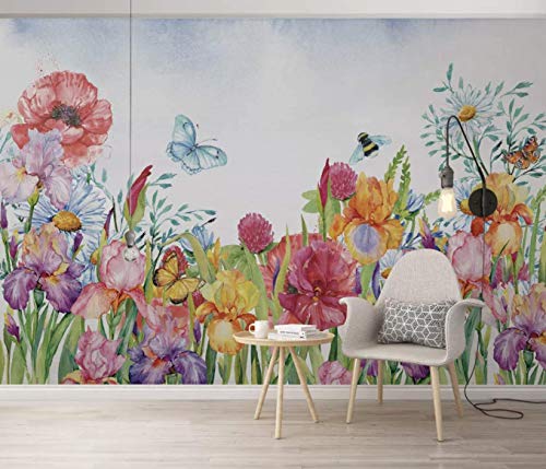 Murwall Floral Wallpaper Watercolor 