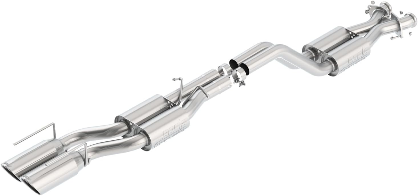 BORLA 140245 Cat-Back Performance Exhaust System for 2006-2010 Jeep Grand Cherokee SRT-8 WK 6.1L V8 Automatic Transmission All Wheel Drive 4 Door.