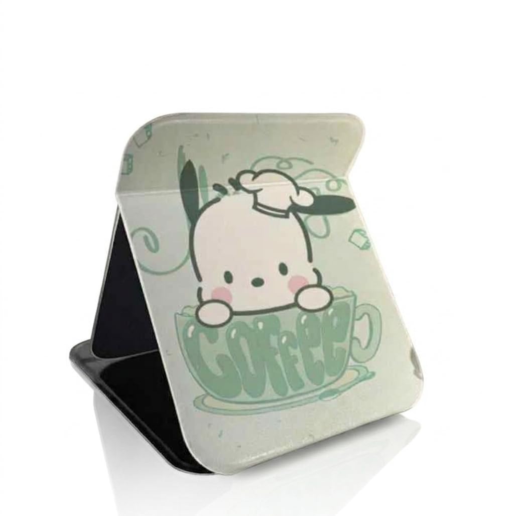Portable Folding Mirror Rectangular Makeup Vanity Desktop Stand Student Dormitory Pochacco-image-29