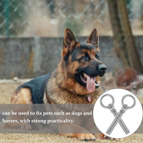 HANABASS Estaca De Amarrar Para Cães 5 Peças Gramado Âncora Amarração Segura Ao Livre Para Todos Os