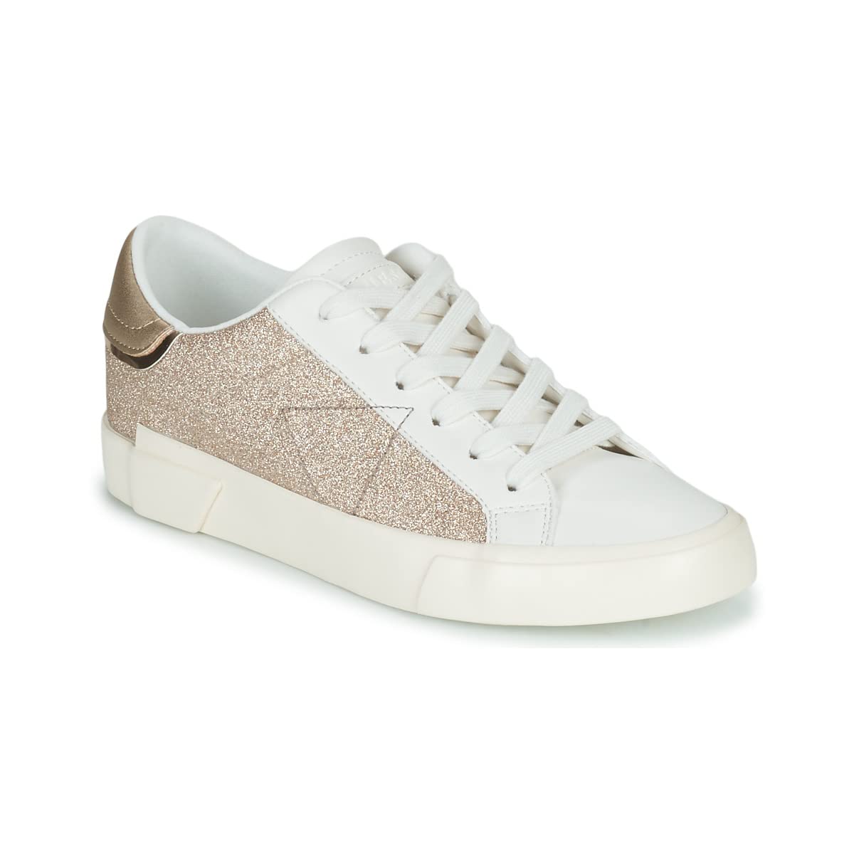 GUESS Zapatillas de mujer doradas Fl6wyn fam12