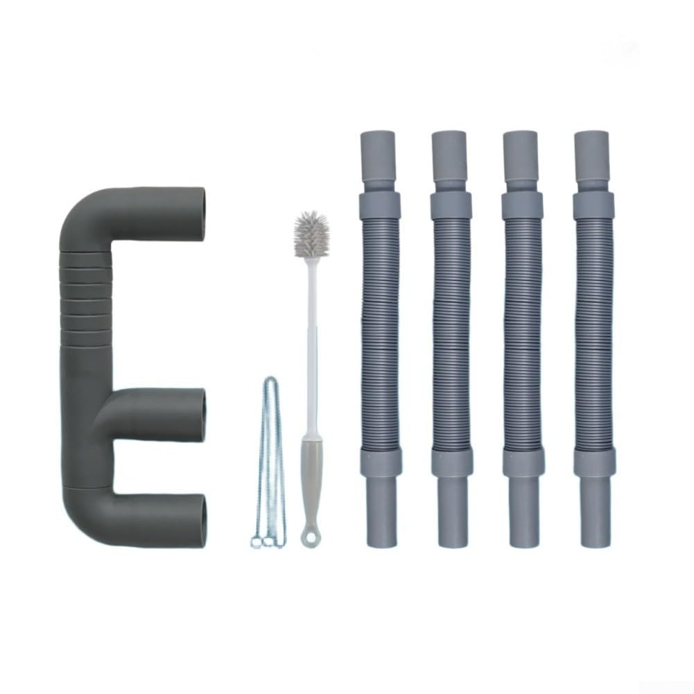 RV Abwasserschlauch 4m Erweiterbar Dual Adapter