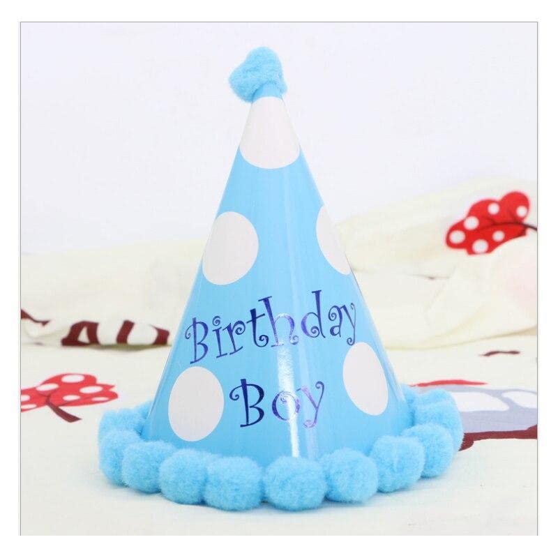 Funcart Birthday Boy Polka Dot Cone Cap, blue Paper 1st Birthday Hat - Boys 1st Birthday Party Decorations,One Paper Cone Birthday Hat Outfit,First blue Birthday Crown For Boys (B014YK02NQ) Amazon Price History, Amazon Price Tracker