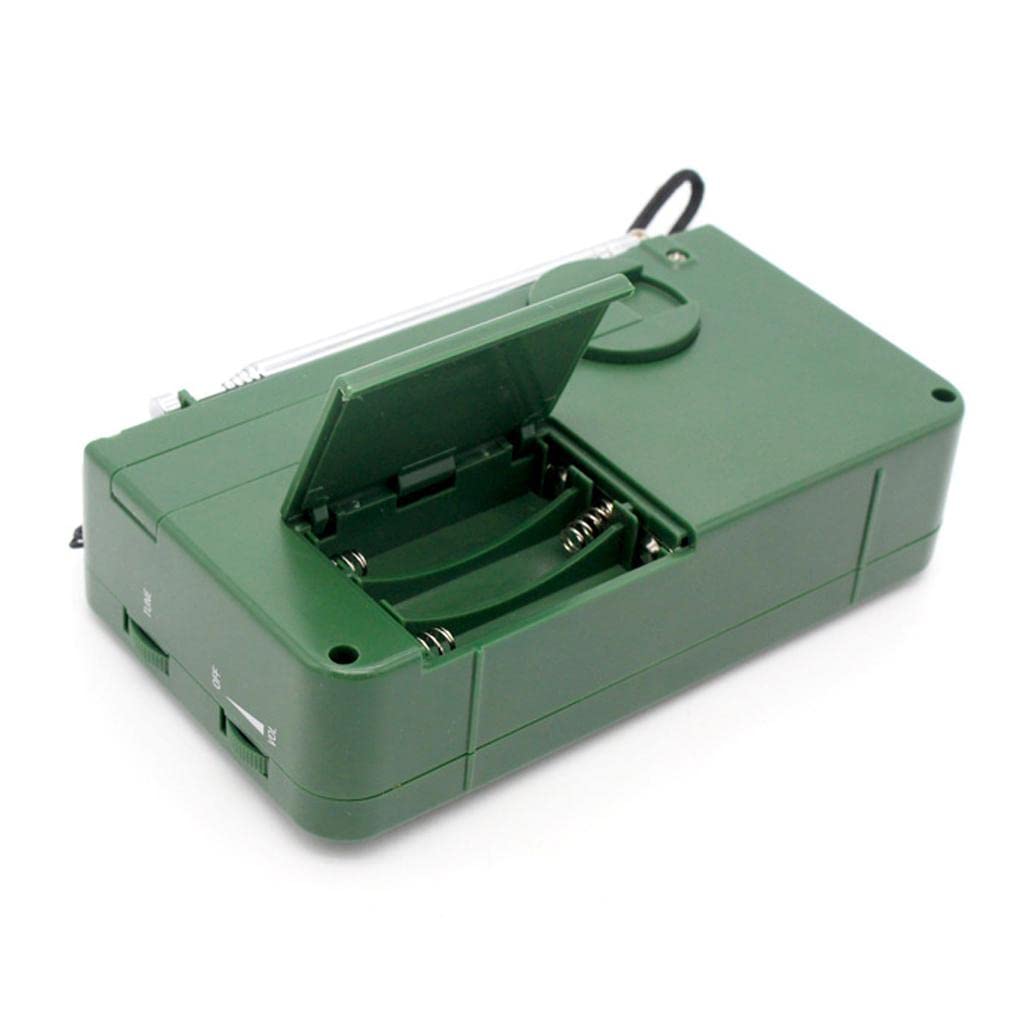 CLUB BOLLYWOOD Outdoor Solar Hand Crank AM FM Siren Radio Multi-Function Lighting Green | Consumer Electronics | Portable Audio & Headphones | Portable AM/FM Radios | Portable AM/FM Radios-image-17