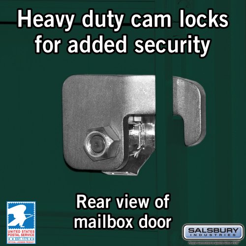 Salsbury Industries 3312Grn-U 12 A Size Doors, Green Type Ii Cluster Box Unit Mailbox #TOP3