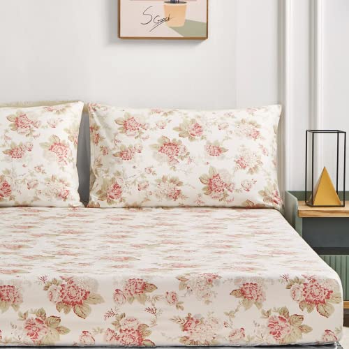 Dada Bedding Collection Dadalogy Bedding 100% Cotton Cottage Roses Fitted Sheet Only thumb #6