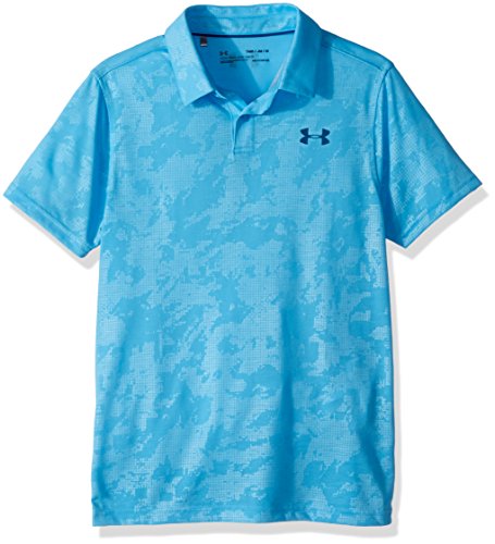 Preisvergleich Produktbild Under Armour Boys Threadborne Polo, Canoe Blue, YSM