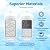 Larayci Fluoride Water Filter, Replacement for Berkey® PF-2® Elements, Berkey® Gravity Filtration System, including Big, Travel, Royal, Imperial and Crown Series, Natural filter material, Pack of 4