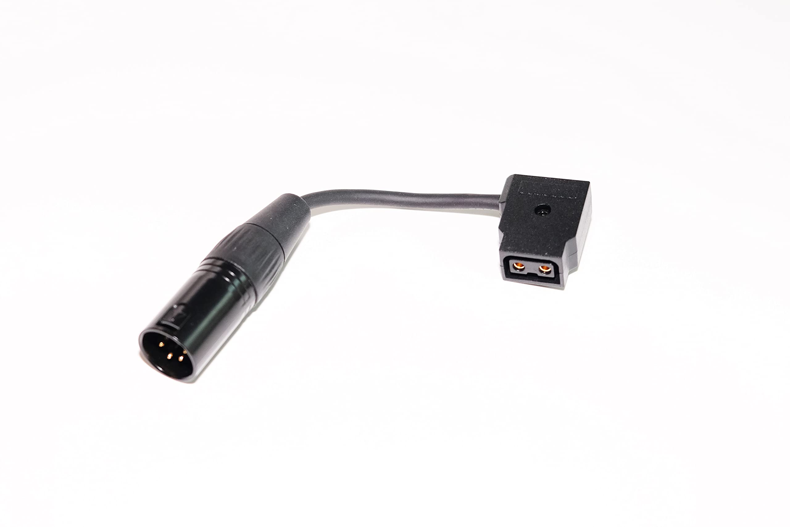 Cable XLR macho a D-Tap de 4 pines para alimentar monitores sin usar baterías múltiples 5