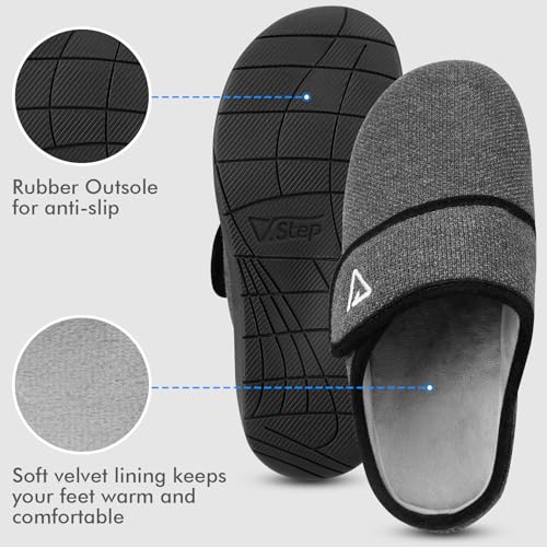 V.Step Slippers with Arch Support for Women & Men - Orthopedic House Slippers for Plantar Fasciitis - Indoor/Outdoor Slip-On Clogs4