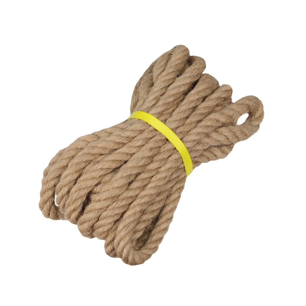 Corde De Jute Corde De Chanvre Cordon Sa Propriété Indéchirable Le Rend Idéal pour La Décoration De Jardin Et Les Emballages Décoratifs(24mm,15m/50ft)