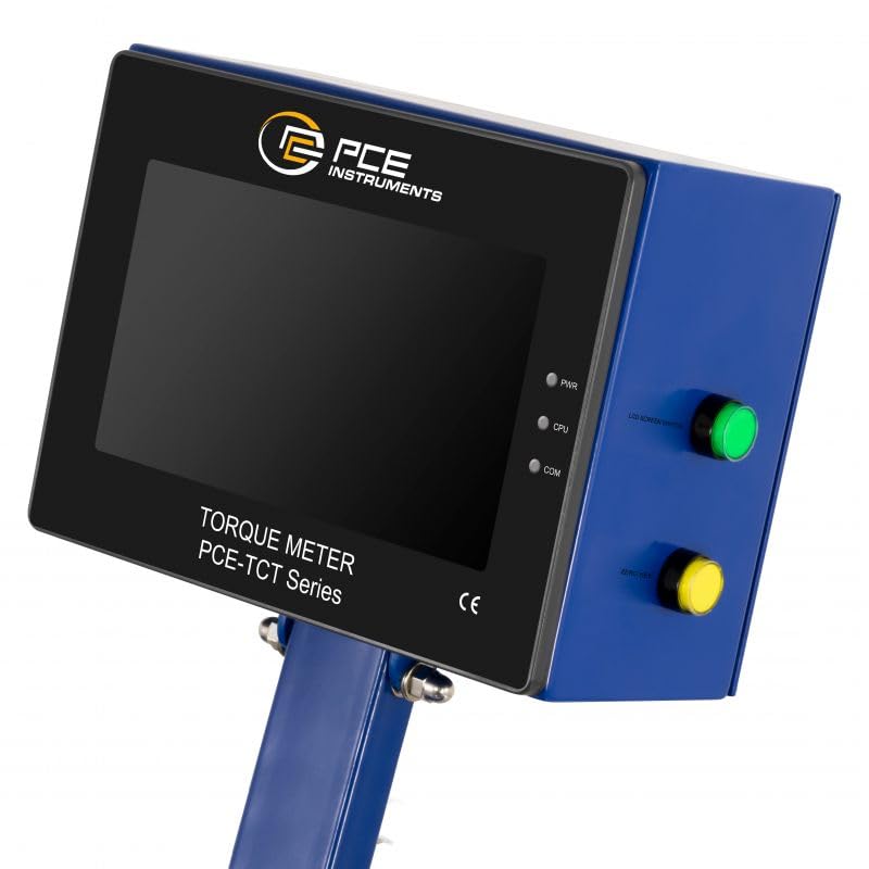 PCE Instruments, PCE-TCT 100 Torque Tester for Wrenches, Measures 0.01–100 Nm, with Peak Hold, Real-time Curve Display, USB/RJ45 Data Transfer, and Direction Indicator