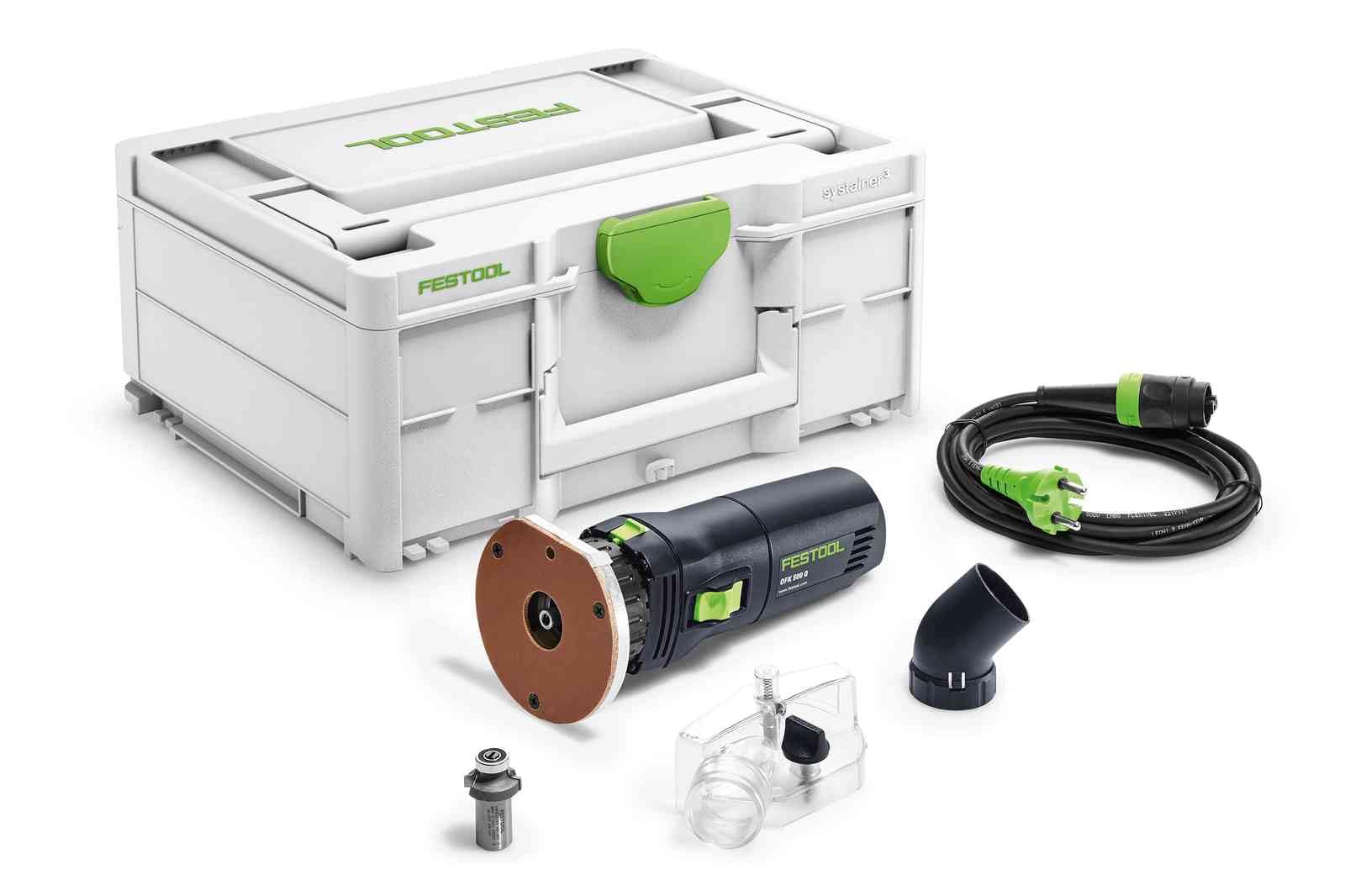 Festool OFK 500 Q-Plus R2, affleureuse électrique filaire, 28 000 tr/min