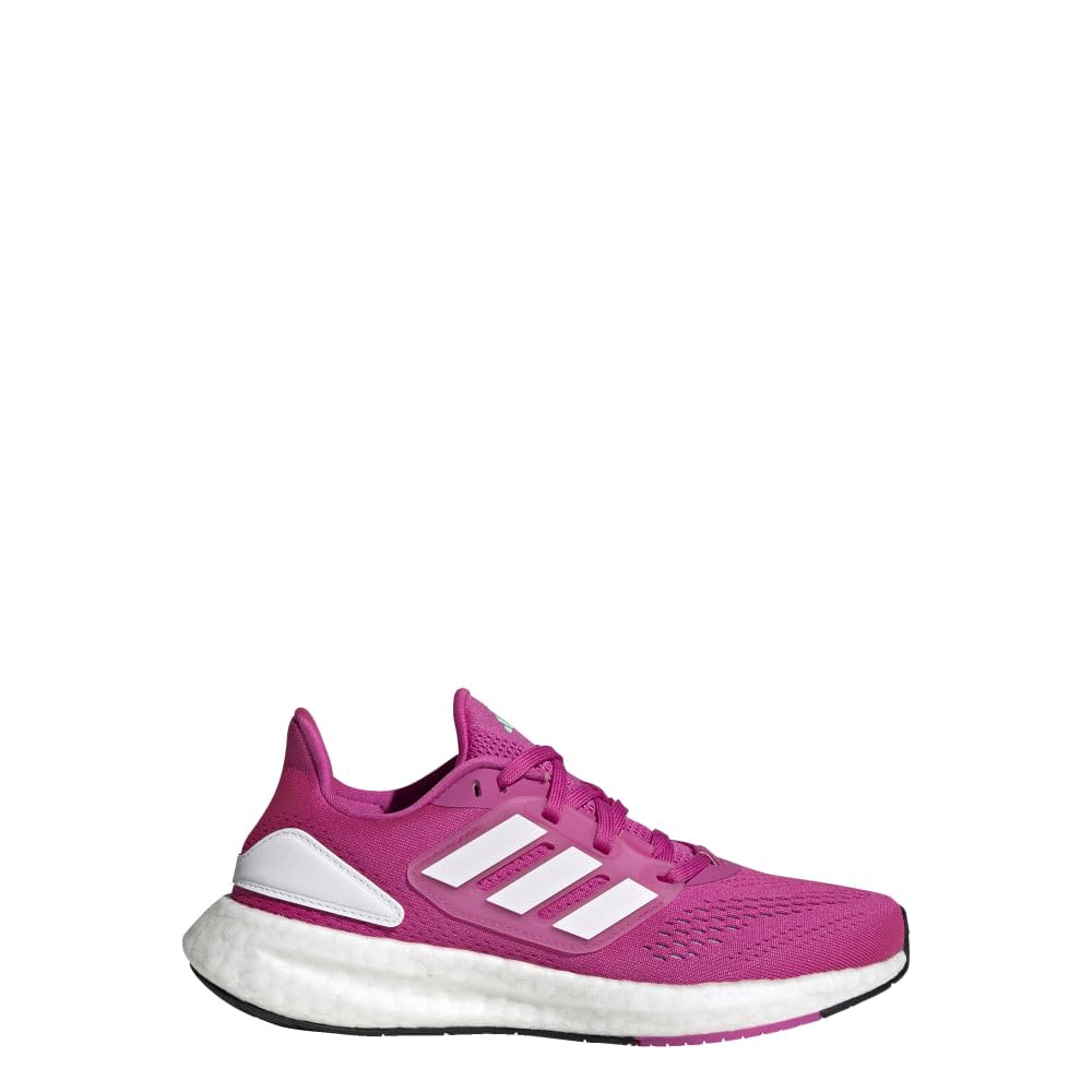 adidas Pureboost 22 Running Shoe, Lucid Fuchsia/White/Pulse Mint, 6 US Unisex Big Kid