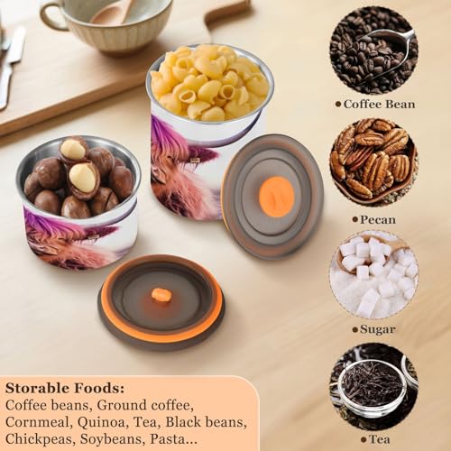 Lata de Café ATTX Acero Inoxidable 17oz con Tapa Hermética miniatura 5
