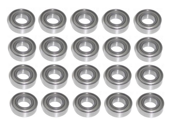 Edelstahl Kugellager S688 ZZ 8x16x5 mm NIRO 50 Stück - rcbay | rostfreies Rillenkugellager beidseitig gedichtet