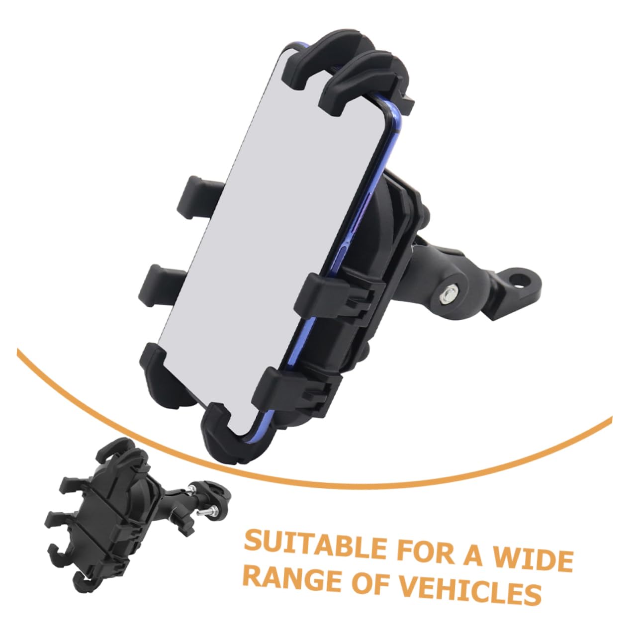 BESTYASH Supporto Telefono Moto Manubrio Supporto Rotazione Gradi Antiurto Compatibile Bici Elettriche Biciclette