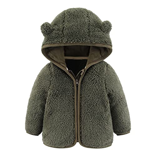 Toddler Printed hooded Jacket Baby Boys Girls Kids Winter Warm Spring Autumn Outerwear Soft Lightweight2