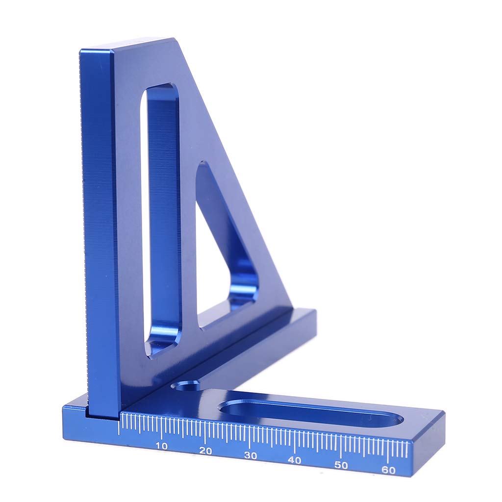 Ruler,Woodworking Ruler with Scale Aluminum Alloy for Triangle Rulers Multi-Angle Measurement Tools for Carpenter