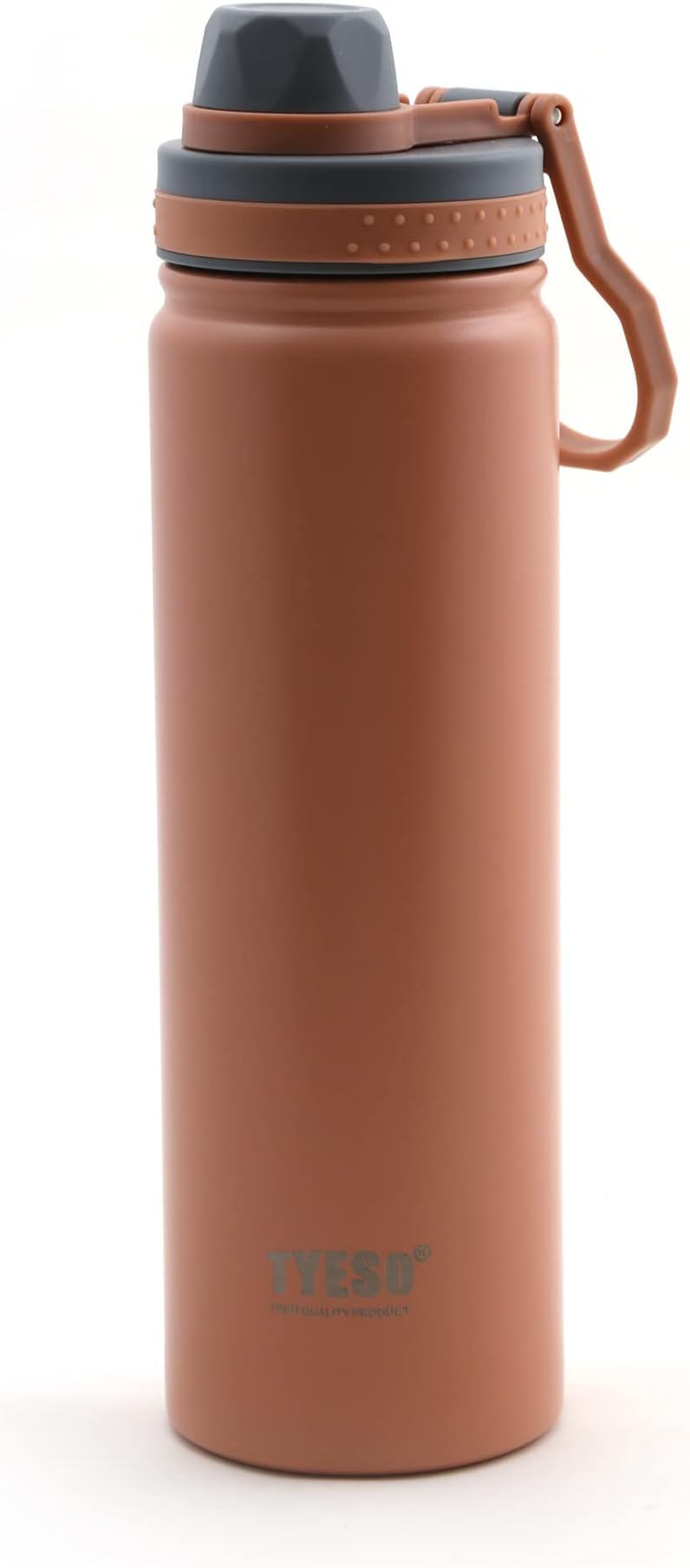 David Jones Flask Steel Tyeso 750ml Brown