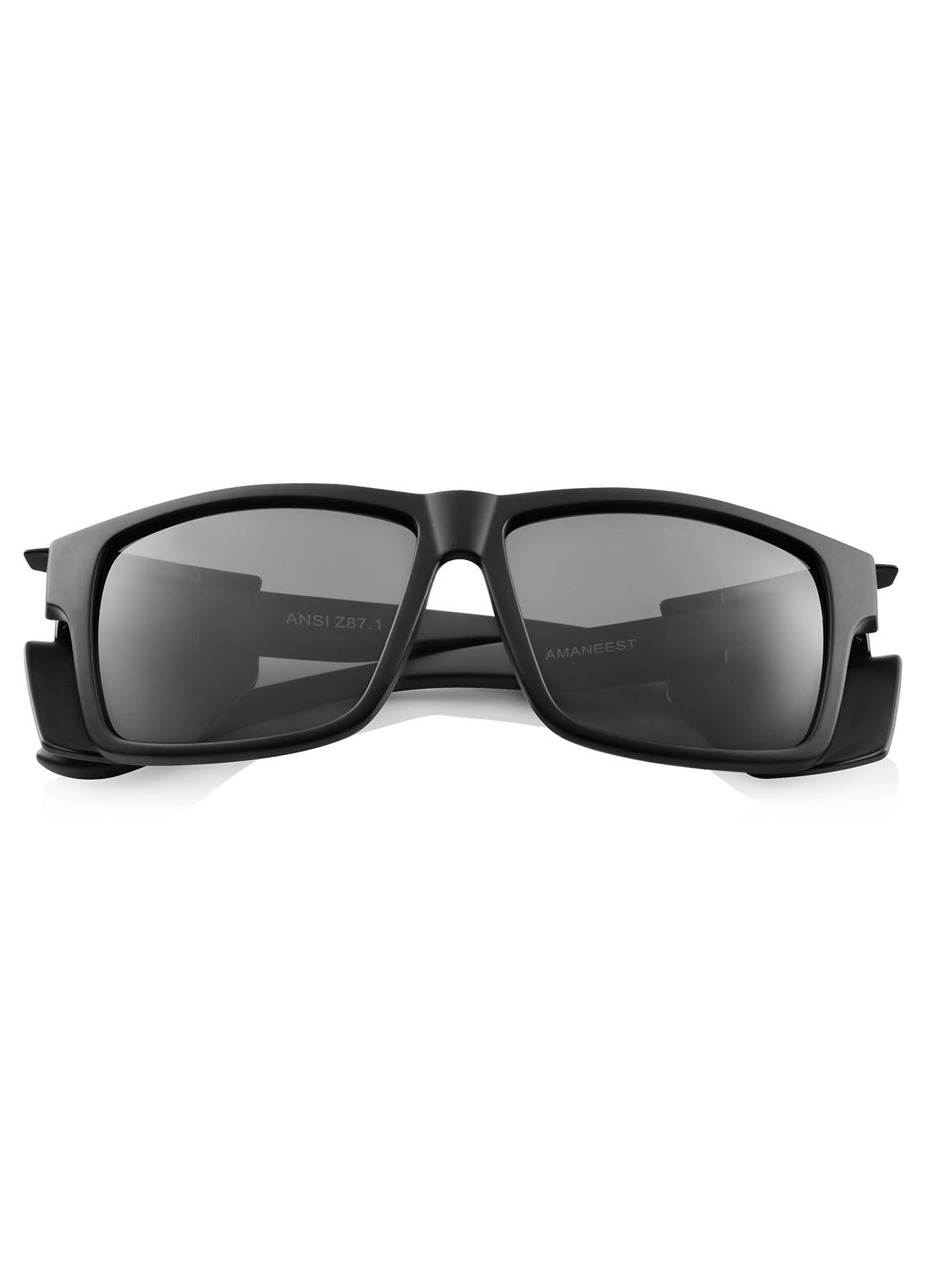 Z87 Sicherheits-Sonnenbrille für Herren und Damen, UV-400-Schutz, abnehmbare Seitenschilder, Angeln, Fahren, Arbeiten