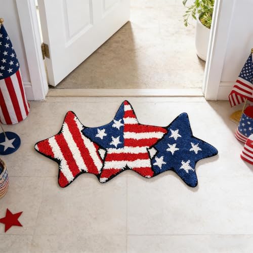 Tapete decorativo con diseño de bandera patriótica miniatura 3