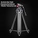 Andoer Professional Video Tripod System-67 Inch Professional Heavy Duty Aluminum Tripod with Detachable Fluid Drag Pan Tilt Head and Quick Release Plate Max Load 10kg/22lbs for Video Camcorder