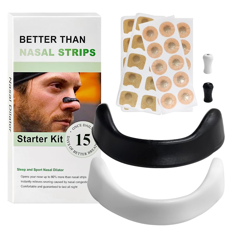 Magnetic nasal breathing strip nose dilator