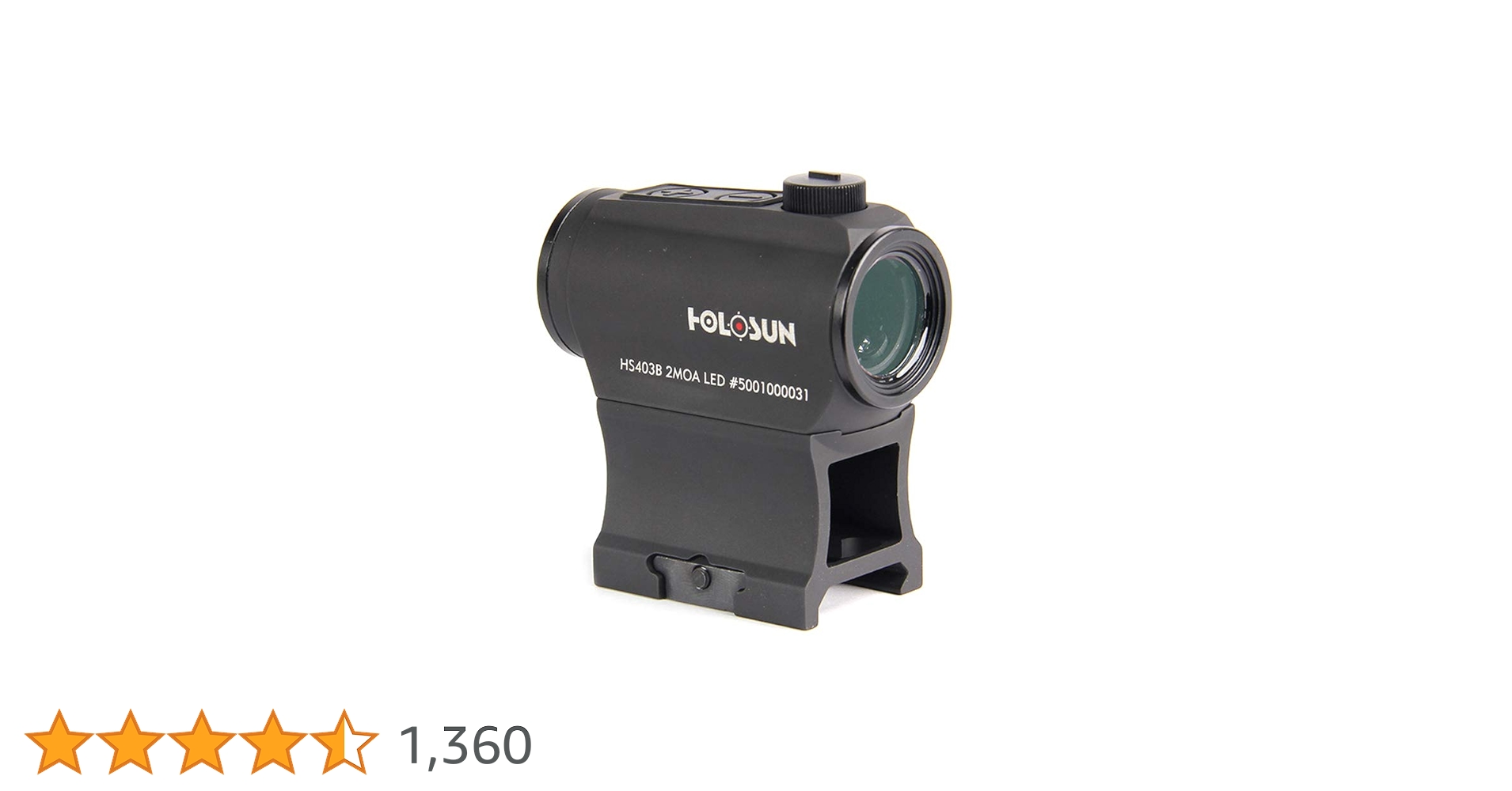HOLOSUN Holosun HS403B Micro Red Dot Optic (2 MOA), Sights