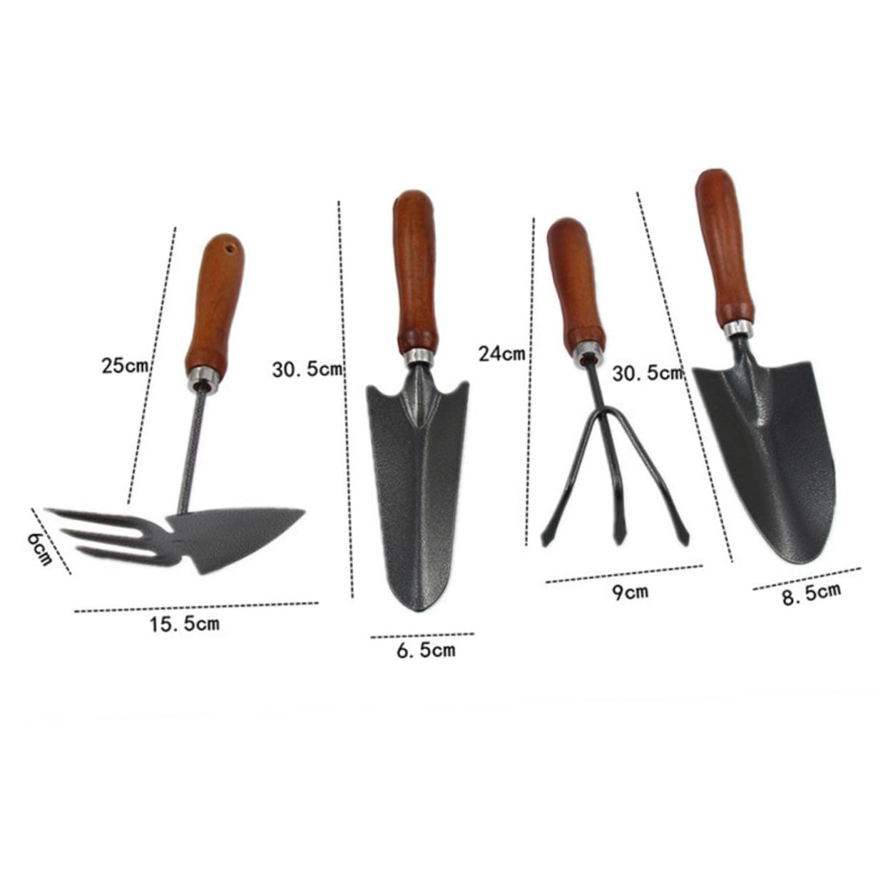 HEMOTON 3 Ensembles Mini Outils De Jardinage Ensemble pour Plantes Fleurs Outils De Jardinage Pratiques Durables 4 Pièces * 3
