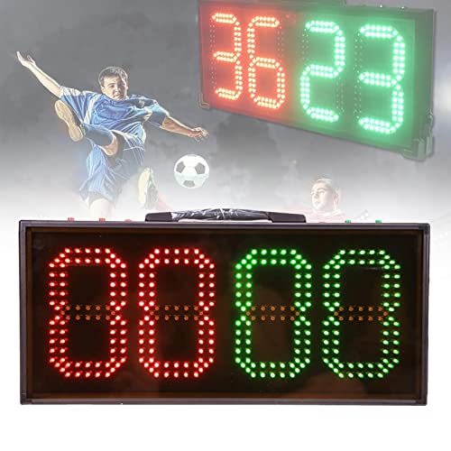 Tablero electrónico LED portátil para sustituciones en fútbol miniatura 1