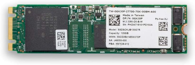 Dell 120GB 6Gbps SATA RI MLC M.2 SSD S3520 (GKJ0P) (Renewed)