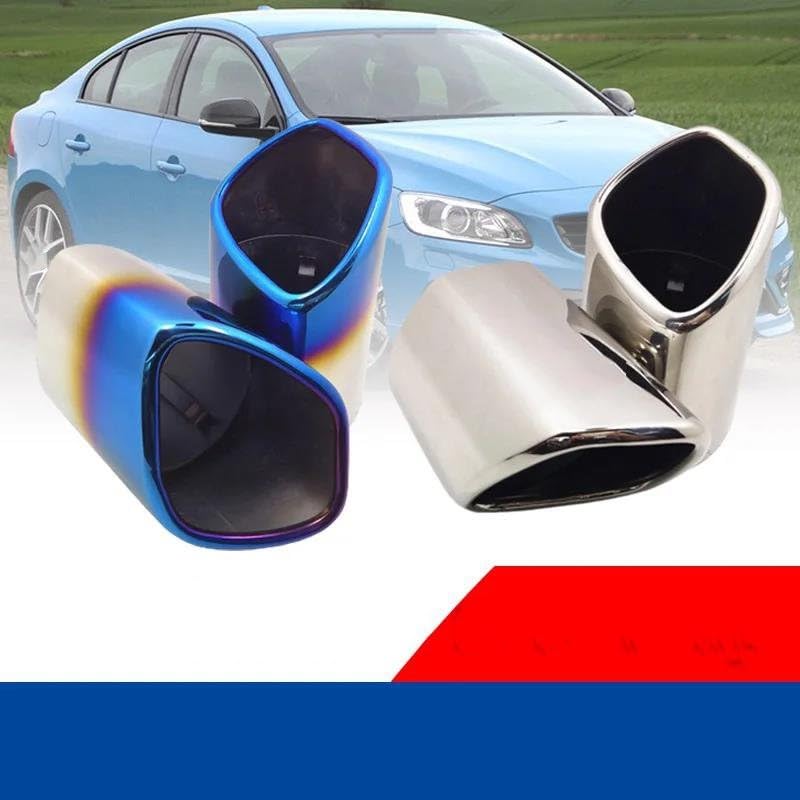 Auspuffblende Für Volvo - Edelstahl Endrohrblende Straight 63mm