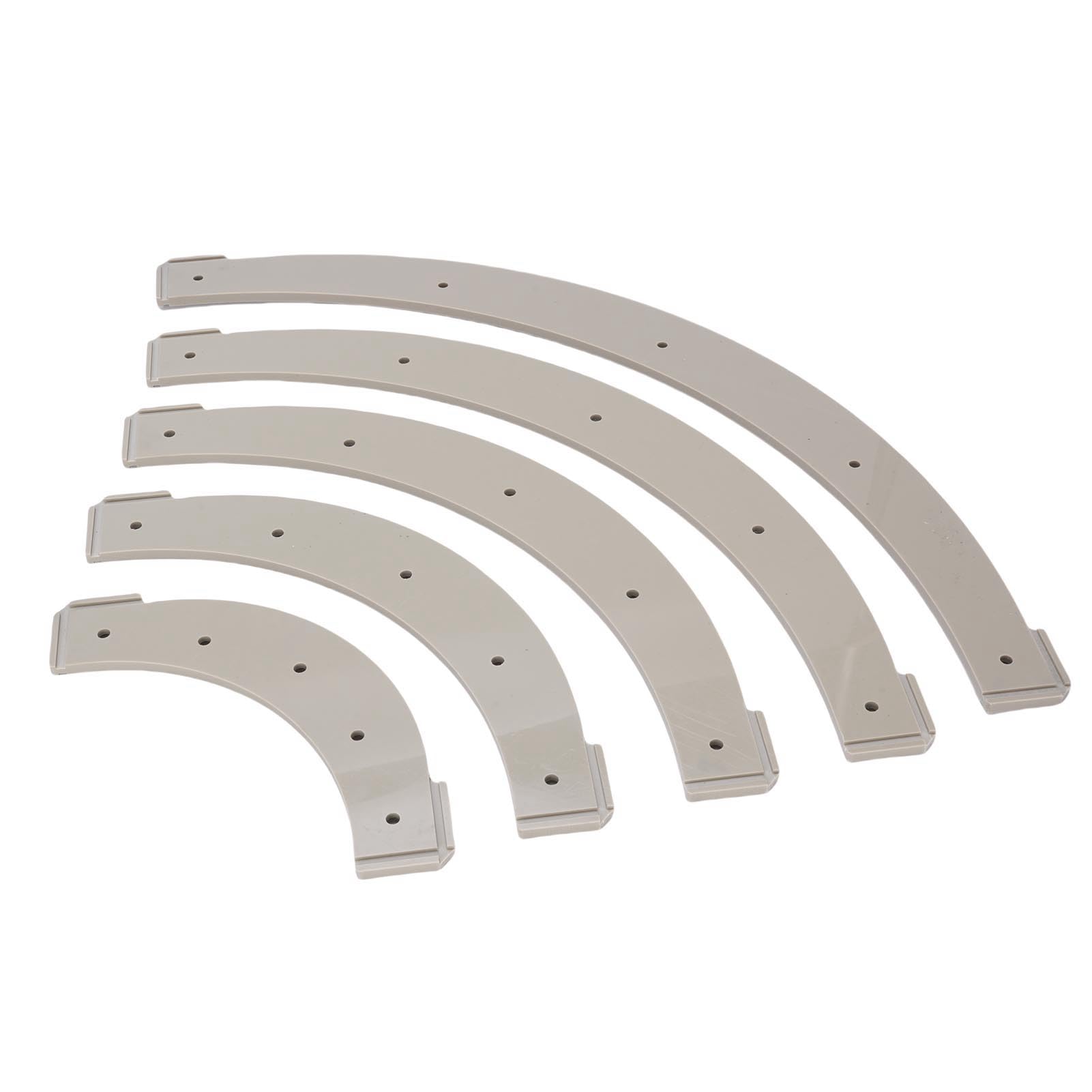 Zunate Set di Modelli per Angoli per la Lavorazione del Legno |Dispositivo per Fresatura a 5 Pezzi con Raggi Rimovibili R100 R150 R200 R250 R300 per Taglio Ad