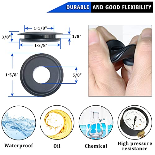 Ailbiuko Glad Hands Set With Extension Handles And Extra Glad Hand Seals, Heavy Duty Aluminum Gladhands And Grips Kit For Trucks Semi Trailers Tractors Brake Air Hose Coupling Connector Set #TOP3