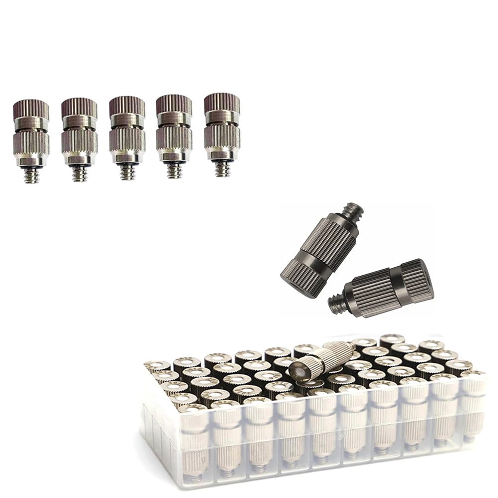 50 pezzi Raccordi for tubi di irrigazione for ugelli spruzzatori 0,1 MM~0,8 MM