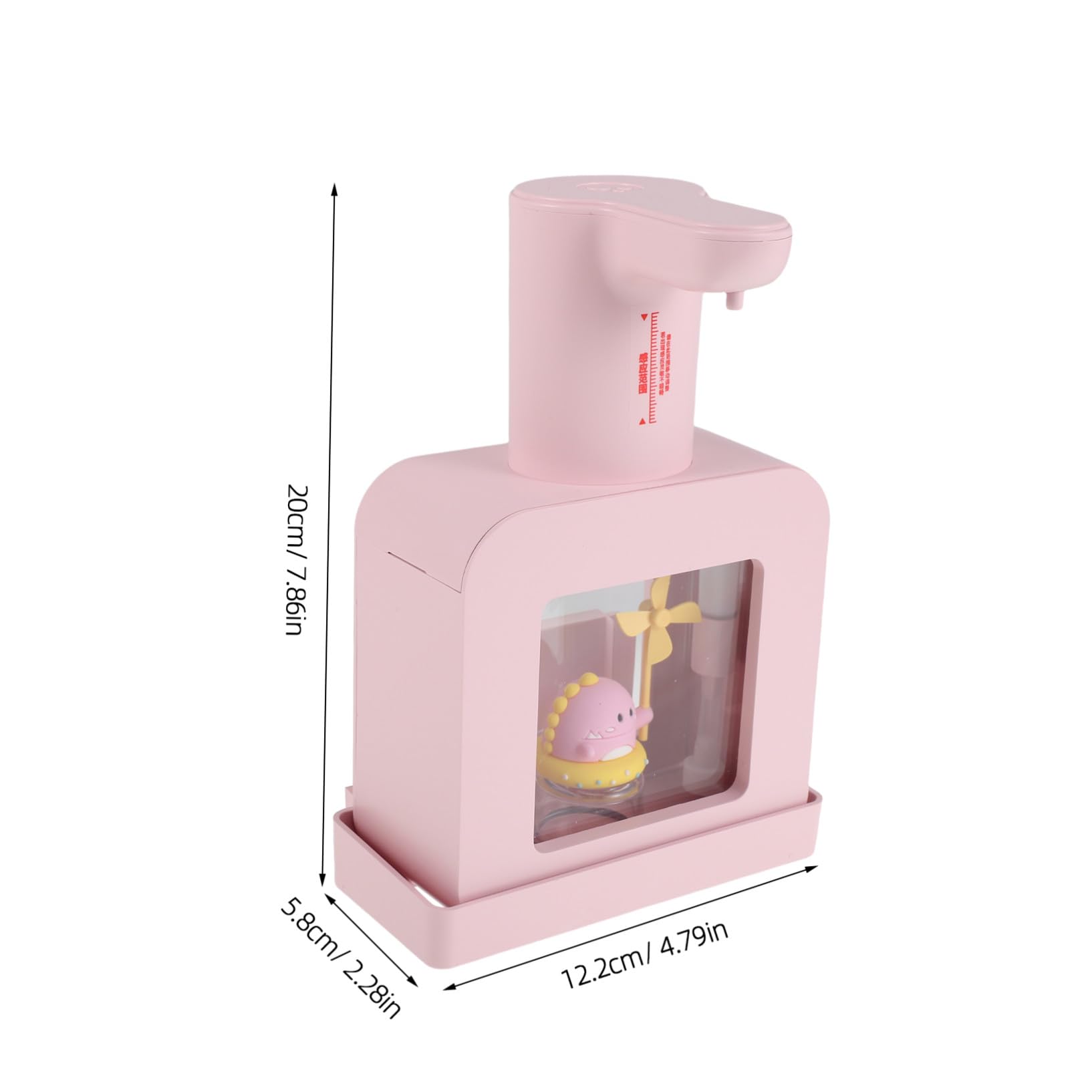 Zerodeko distributori di lozione distributore di lozioni distributore di sapone ricaricabile ABS Pink