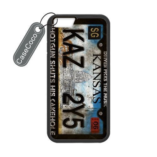 Case For Iphone 6 Plus,Supernatural Car Number Custom Hard Rubber & Rubber Case For Iphone 6/6S Plus Case（5.5 Inch） #TOP5
