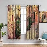 Wanderlust Decor Collection Cortina paneles de cortina de ca