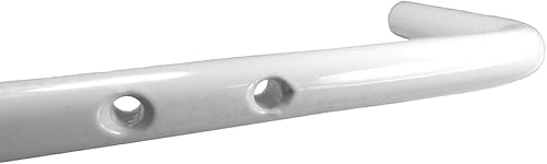 Miniatura 2 de Varilla de caída de puerta de vinilo de 36 pulgadas (blanco), también conocida como pasador de puerta de caída, varillas de perno de caña para