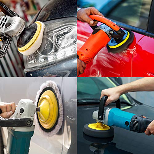 image for VERONES Car Foam Drill Polishing Pad Kit 25 PCS 3 Inch/80mm Buffing Pa