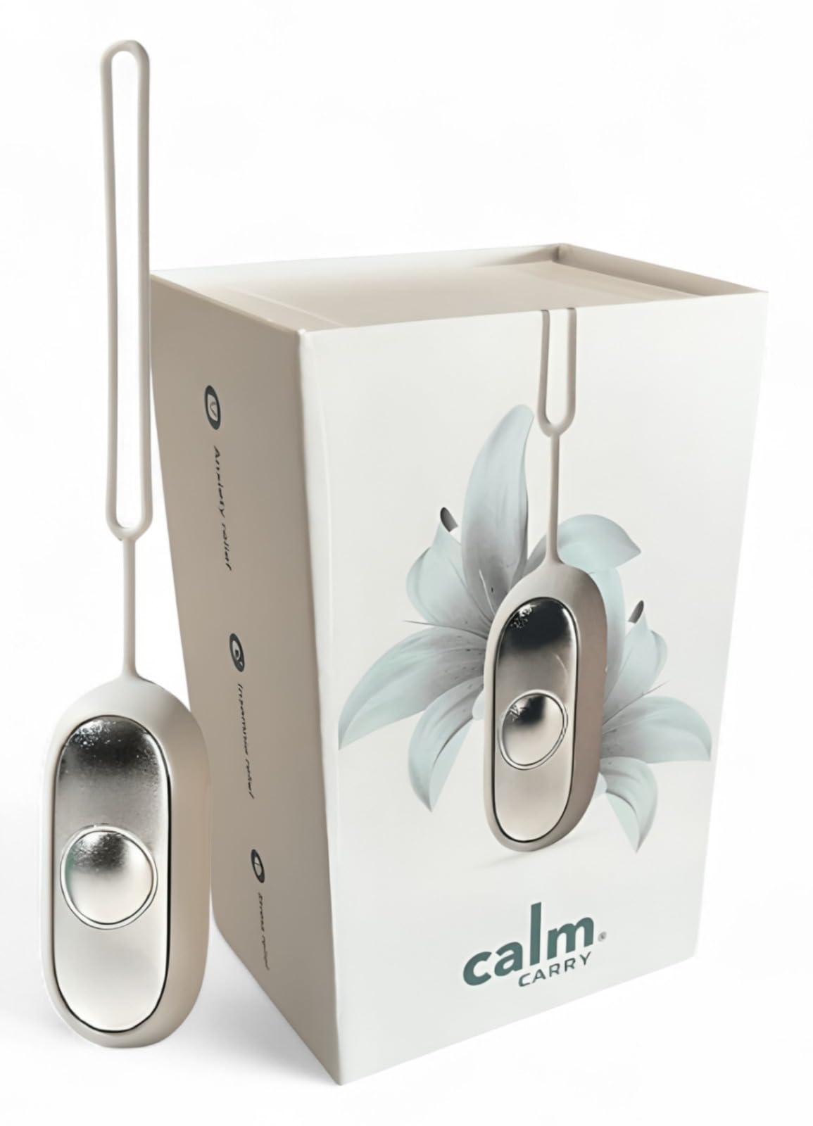 Glowco CalmCarry Sleep Aid Device – Handheld Microcurrent Relaxation Tool, Supports Calm, Focus & Gentle Relief, USB Rechargeable, Portable Wellness