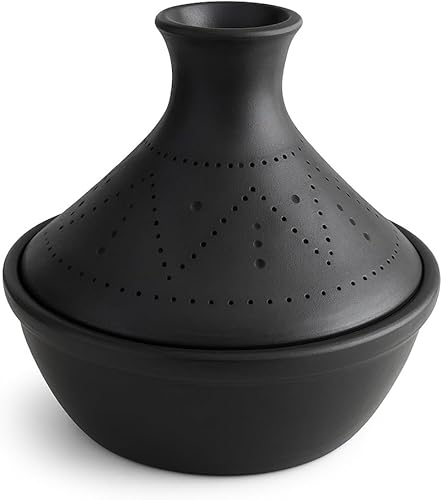 Tagine de arcilla para cocinar Tajine Tajin Tayin Diámetro sin esmaltar 8.5 "Altura aprox 8" 100% hecho a mano en Colombia
