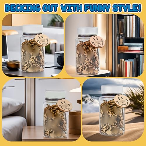 Hilarious Wooden Gratitude Jar - Unique Appreciation Gift for Teachers, Friends, and Coworkers - Perfect for Christmas, White Elephant, and Special Occasions - Image 4