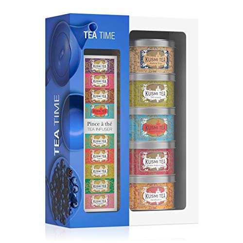 Kusmi Tea - Coffret Tea Time avec une pince à thé