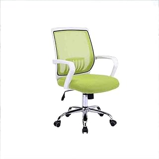 TYXL Gaming Chair Presidente de Carreras del Ministerio del Interior Silla giratoria de elevación Neta de Ministerio del Interior Ordenador Silla giratoria Informal (Color: Morado) (Color : Green)