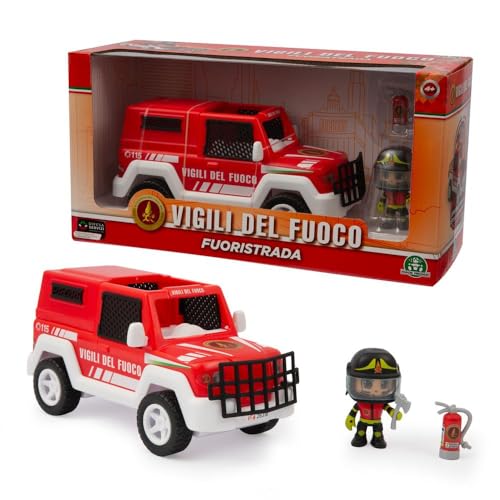 Véhicule Pompiers Giochi Preziosi avec figurine articulée et accessoires