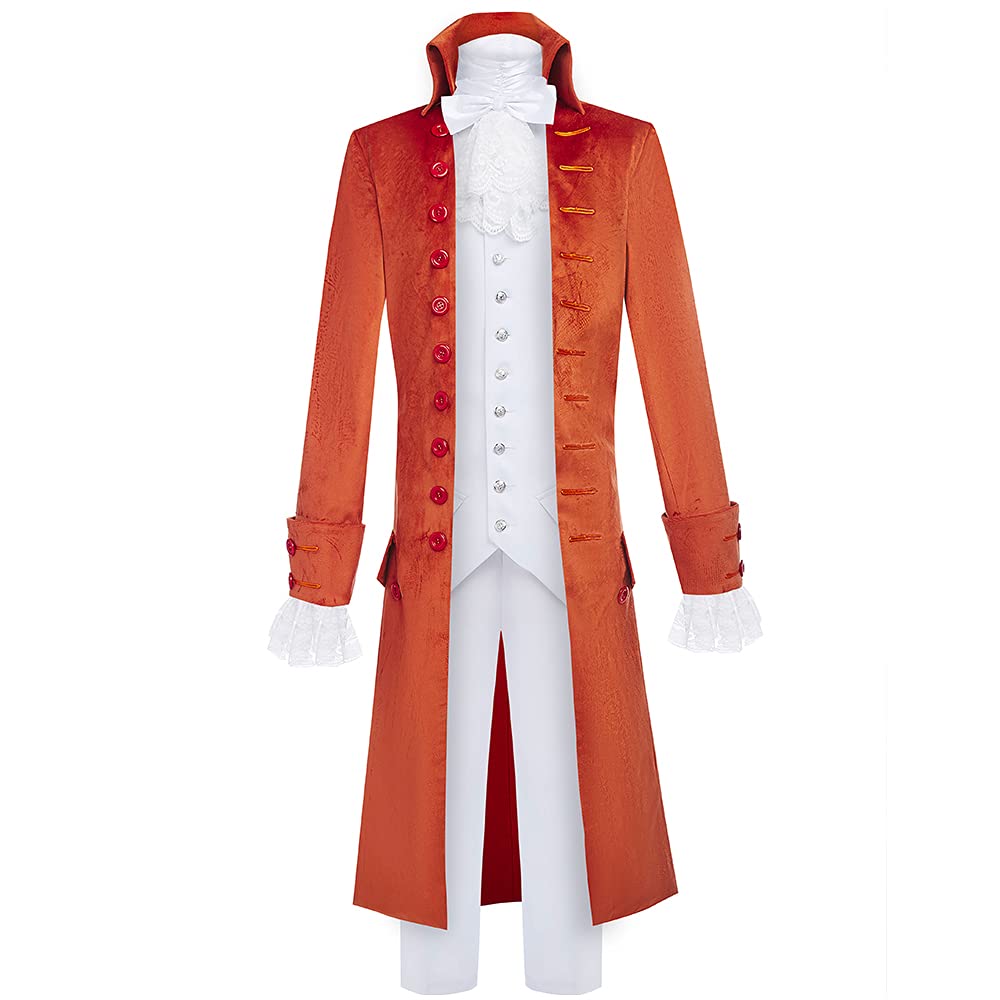 Cosplayfly Hamilton Cosplay Costume Musical Rock Opera Stage trench shorts Outfit Halloween Carnival