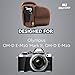 MegaGear MG638 Olympus OM-D E-M10 Mark II, E-M10 (14-42mm) Ever Ready Leather Camera Case and Strap - Dark Brown